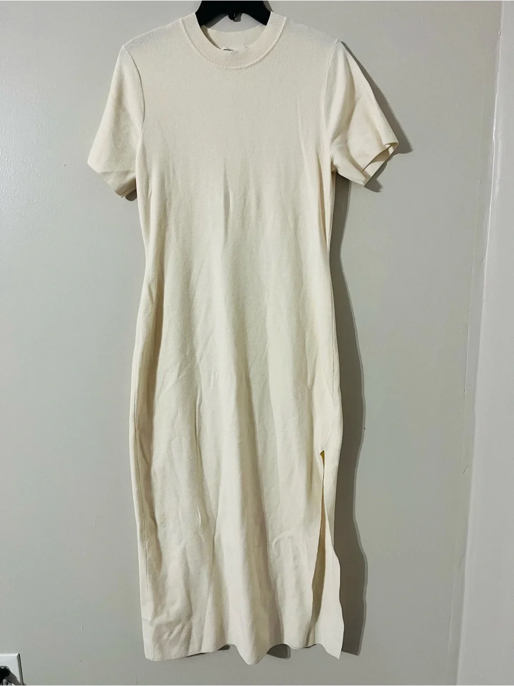 Abercrombie & Fitch Short-Sleeve Maxi Sweater Dress SZ LP
